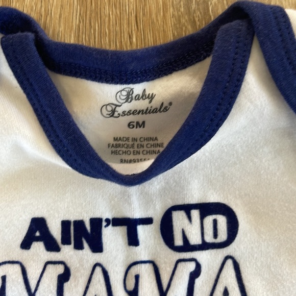 Baby Essentials Baby Boy Outfits Sz 6m Ain’t No Mama Like the One I Got - Picture 5 of 6